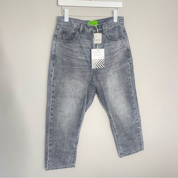 Sandrine Rose / Free People Grey Harem Jeans NWT - Picture 5 of 12